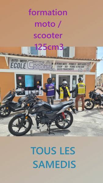 FORMATION 7 HEURES 125CC CHRIS CONDUITE TOULON LA CRAU